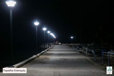 Συνεχίζεται η τοποθέτηση φωτισμού LED στο δήμο Θερμαϊκού