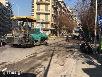 Θεσσαλονίκη: Εργα στην Κ. Καραμανλή – Πότε θα κλείσει ο δρόμος