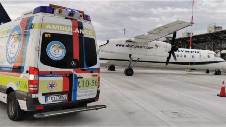 Αεροδιακομιδή βρέφους από τη Βόρεια Ελλάδα σε νοσοκομείο της Αθήνας