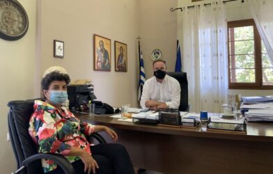 Συνάντηση Μάλαμα με το δήμαρχο Αριστοτέλη και συζήτηση για τα θέματα του δήμου