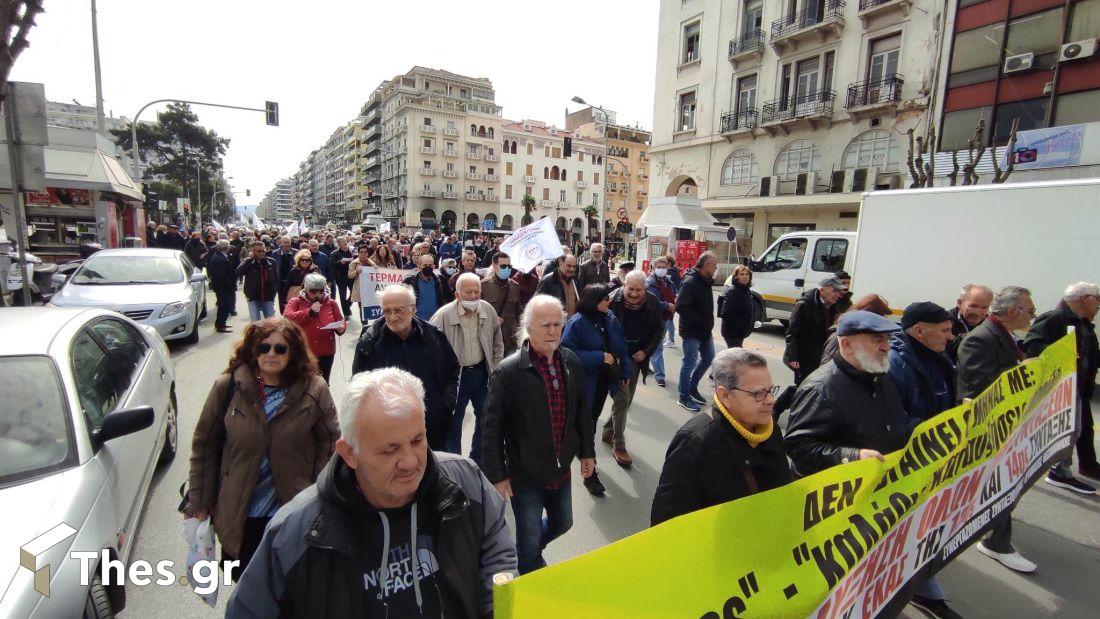 πορεία συνταξιούχοι Θεσσαλονίκη