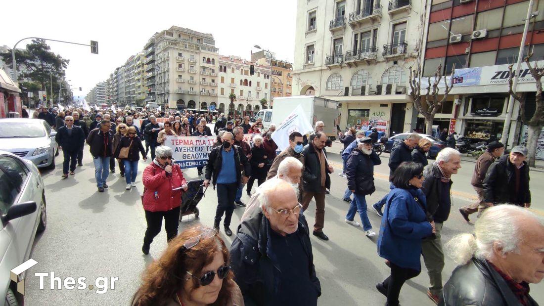 πορεία συνταξιούχοι Θεσσαλονίκη