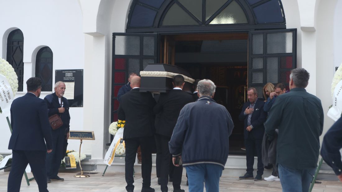 Πάρις Καλημερίδης κηδεία
