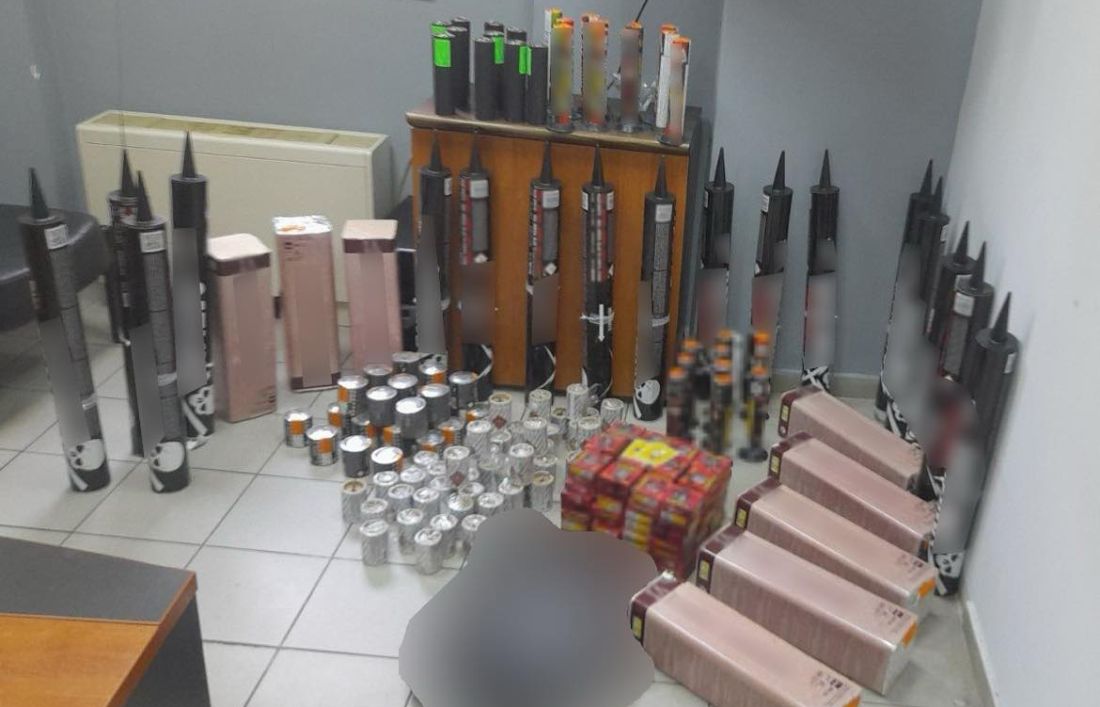 Σέρρες σύλληψη πυροτεχνήματα