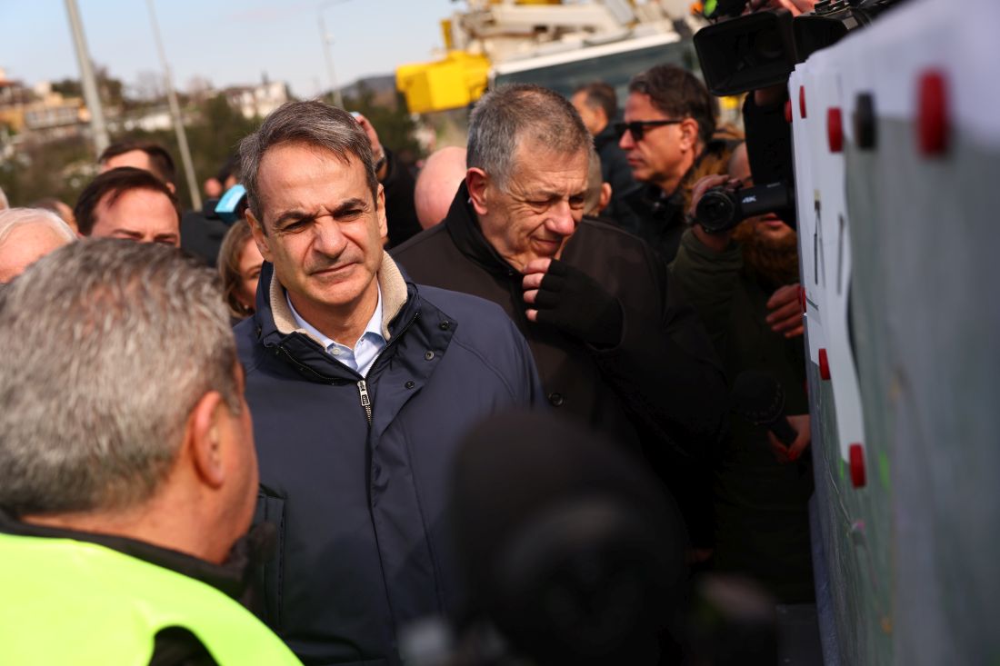 Κυριάκος Μητσοτάκης εργοτάξιο Flyover