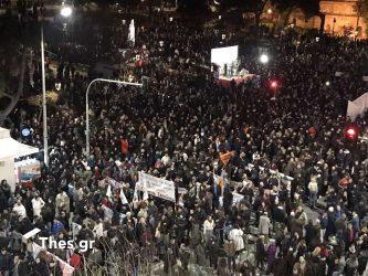 Διπλό συλλαλητήριο για τα Τέμπη σήμερα (7/3) στην Θεσσαλονίκη