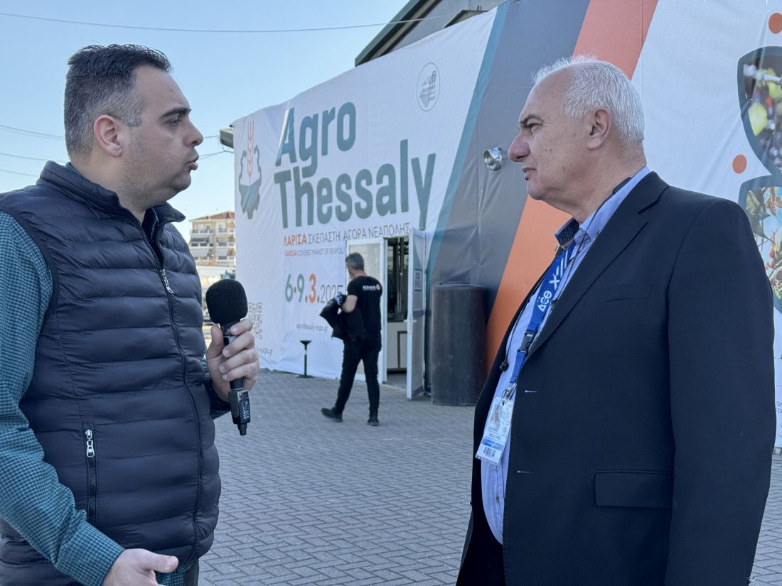 Ο Βασίλης Σπύρου, υπεύθυνος οργάνωσης της Agrothessaly (ΔΕΘ-Helexpo)